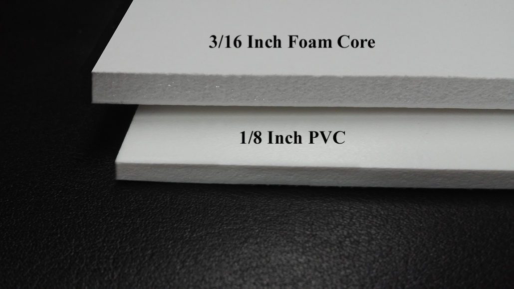 Foam Core and PVC Big Checks